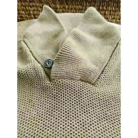 Tommy Hilfiger Cowl Neck Wool Blend Sweater Women's Size Medium Tan - Picture 5 of 8